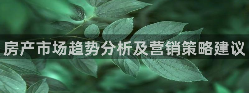 必赢官网：房产市场趋势分析及营